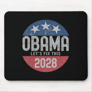 Obama Vintag Retro Patriotic 2028 politische Prote Mousepad