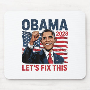 Obama Vintag Retro Patriotic 2028 politische Prote Mousepad