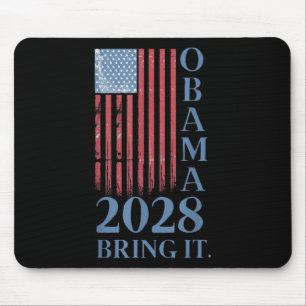 Obama Vintag Retro Patriotic 2028 politische Prote Mousepad