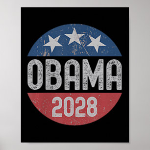 Obama Vintag Retro Patriotic 2028 politische Prote Poster