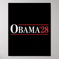 Obama Vintag Retro Patriotic 2028 politische Prote