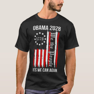 Obama Vintag Retro Patriotic 2028 politische Prote T-Shirt
