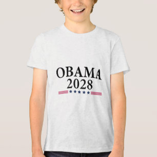 Obama Vintag Retro Patriotic 2028 politische Prote Tri-Blend Shirt
