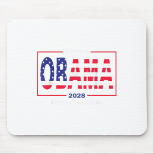 Obama Vintage Patriotisches 2028 Politisches US-Fl Mousepad