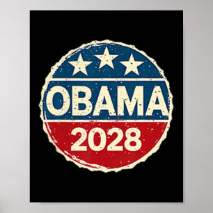 Obama Vintage Präsident 2028 Obama 1 Poster