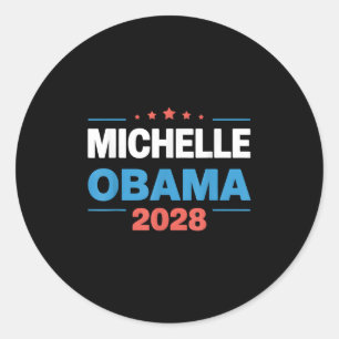 Obama Vintage Präsident 2028 Obama _22 Runder Aufkleber