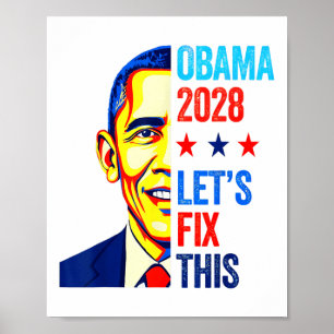 Obama Vintage Präsident 2028 Obama _2 Poster