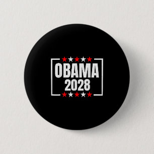 Obama Vintage Präsident 2028 Obama _6 Button