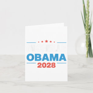 Obama Vintage Präsident 2028 Obama Karte