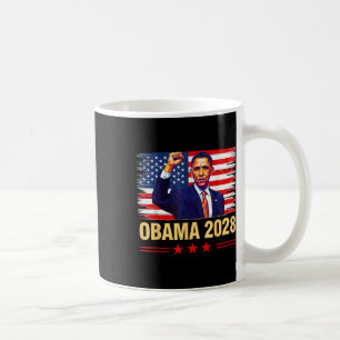 Obama Vintage Präsident 2028 Obama Retro Flagge Am Kaffeetasse