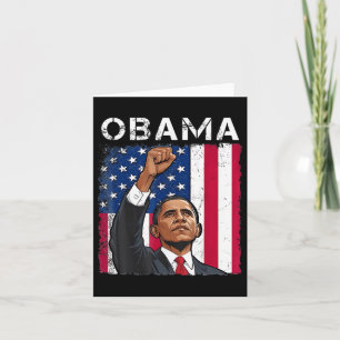 Obama Vintage Präsident 2028 Obama Retro Flagge Am Karte