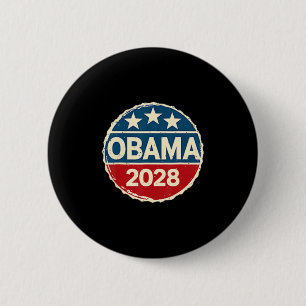 Obama Vintage Retro Patriotisches 2028 Politisches Button