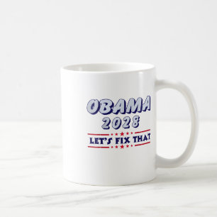 Obama Vintage Retro Patriotisches 2028 Politisches Kaffeetasse