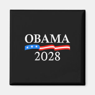 Obama Vintage Retro Patriotisches 2028 Politisches Magnet