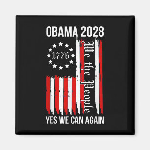 Obama Vintage Retro Patriotisches 2028 Politisches Magnet