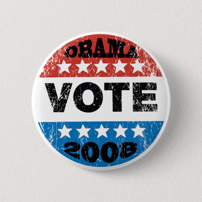 Obama-Wahl-2008-Button Button (Vorderseite)