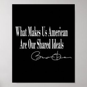 Obama _ Was uns Amerikaner macht, ist unsere gemei Poster