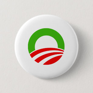 Obama-Weihnachten Button
