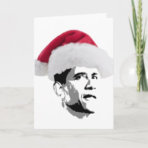 Obama WeihnachtsvatWeihmas Feiertagskarte