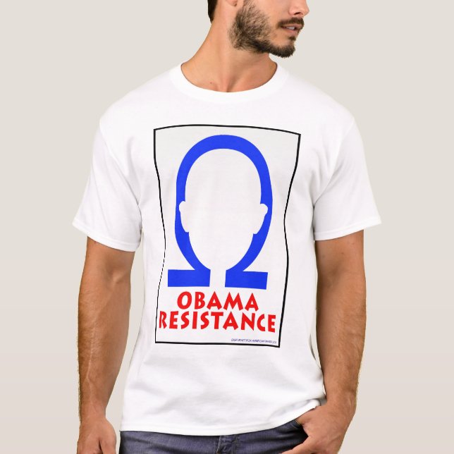Obama-Widerstand-T-Shirt T-Shirt (Vorderseite)