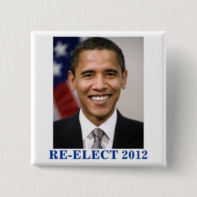 OBAMA WIEDERWÄHLEN 2012 BUTTON (Vorderseite)