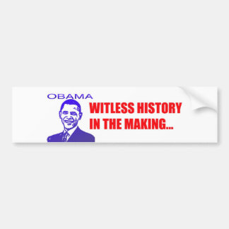Obama witless autoaufkleber