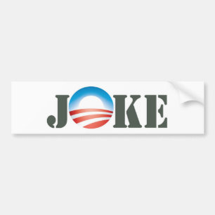 Obama = Witz Autoaufkleber