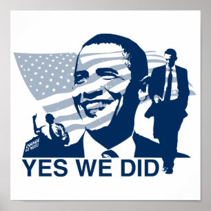 Obama Yes We Did Poster