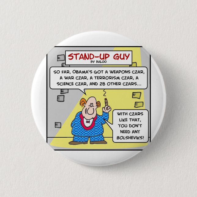 Obama-Zare bolsheviks Button (Vorderseite)