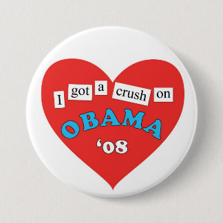 Obama-Zerstampfungs-Knopf Button