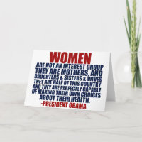 Obama-Zitat der Frauen die Rechte
