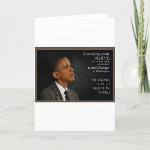 Obama Zitat Karte