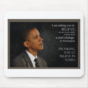 Obama-Zitat Mousepad