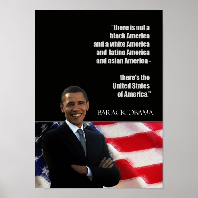 Obama Zitat Poster (Vorne)