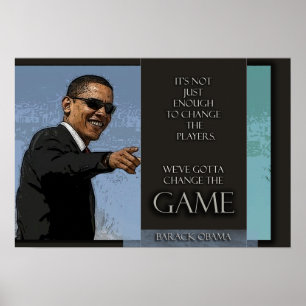 Obama Zitat Poster