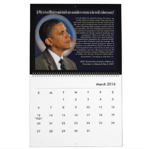 Obama Zitate 2016 Kalender