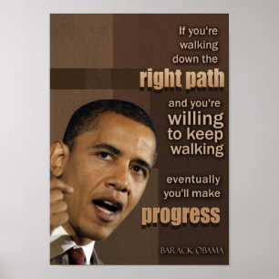 Obama-Zitatposter Poster