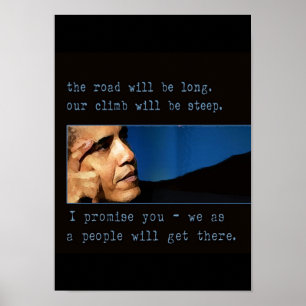 Obama-Zitatposter Poster