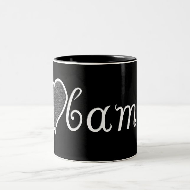 Obama Zweifarbige Tasse (Mittel)