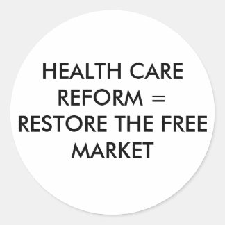 Obamabetikett Runder Aufkleber