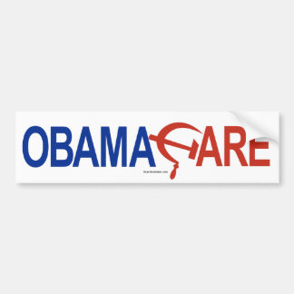 Obamacare - Hammer u. Sichel Autoaufkleber