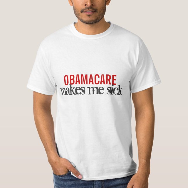 OBAMACARE krank T-Shirt (Vorderseite)