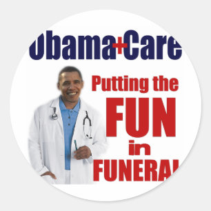 ObamaCare Runder Aufkleber
