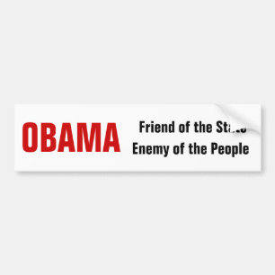 OBAMAfreund oder -feind? Autoaufkleber