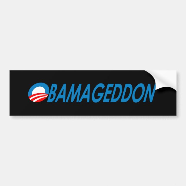 Obamageddon Autoaufkleber (Vorne)