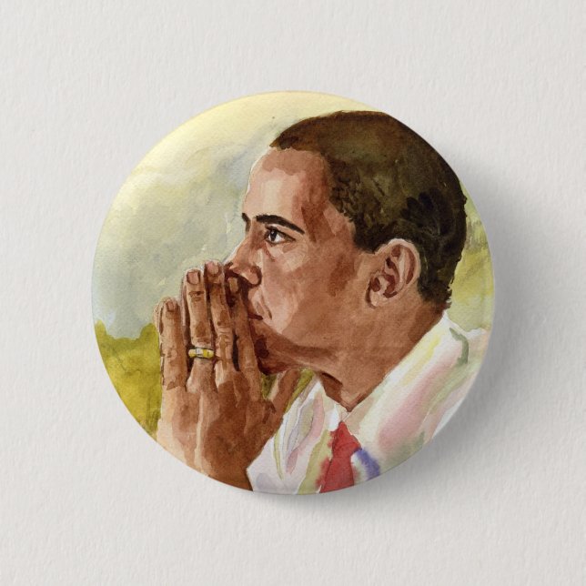 Obamagedenkeröffnungsknopf Button (Vorderseite)