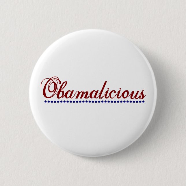 Obamalicious Button (Vorderseite)