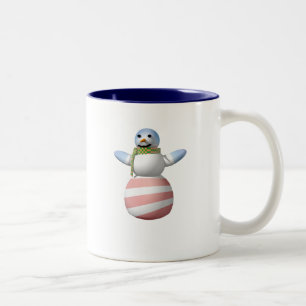 OBAMANABLE SCHNEEMANN ZWEIFARBIGE TASSE