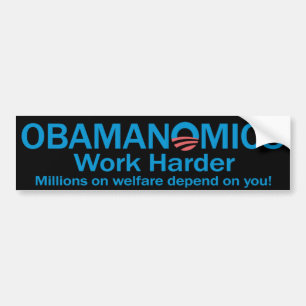 Obamanomics Autoaufkleber