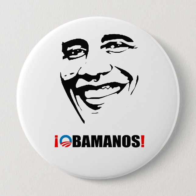 OBAMANOS BUTTON (Vorderseite)
